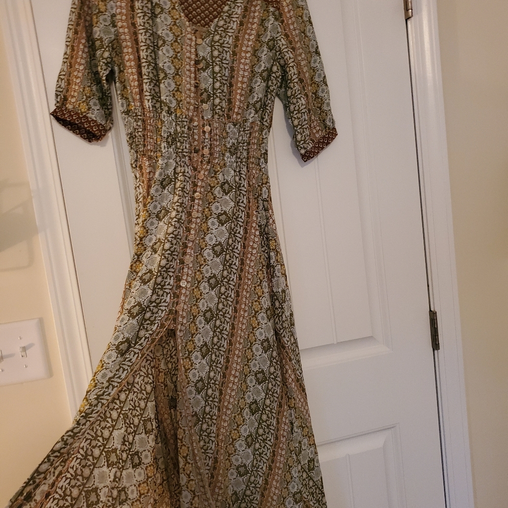 Earthbound Trading Co. Bohemian Style Maxi Dress
